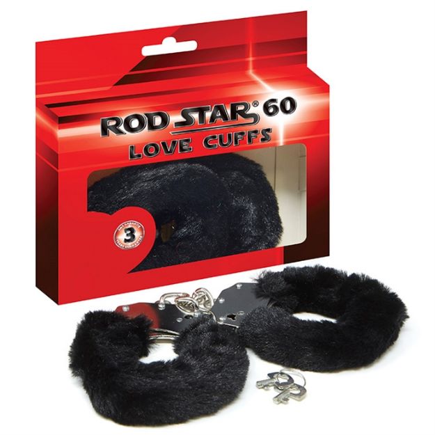 Picture of LOVE CUFFS BLACK PLUSH