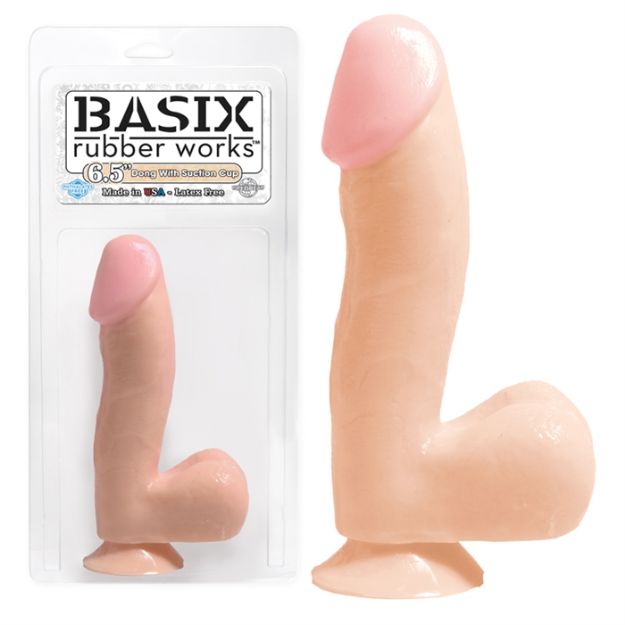 Picture of BASIX RUBBER WORKS- 6.5'' WITH SUCTION CUP - FLESH