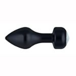 Picture of DIAMOND BUTT PLUG ALUMINIUM  83MM X 30MM BLACK