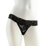 Picture of FF HANKY SPANK ME VIBRATING PANTY PLUS SIZE BLACK