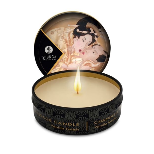 Picture of SHUNGA MINI MASSAGE CANDLE VANILLA FETISH