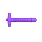 Picture of C-RINGZ SILICONE DOUBLE PENETRATOR RABBIT PURPLE