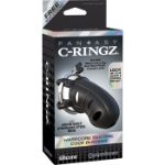 Picture of C-RINGZ HARDCORE SILICONE COCK BLOCKER BLACK