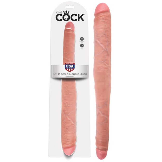 Picture of KING COCK  16" TAPERED DOUBLE DILDO