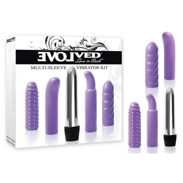 Picture of KIT MULTI-SLEEVE VIBRATOR PURPLE