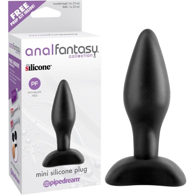 Picture of ANAL FANTASY COLLECTION MINI SILICONE PLUG - BLACK