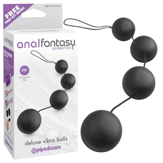 Picture of ANAL FANTASY COLLECTION DELUXE VIBRO BALLS - BLACK