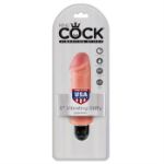 Picture of KING COCK 5" VIBRATING STIFFY WHITE FLESH