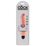 Picture of KING COCK 7" VIBRATING STIFFY WHITE FLESH