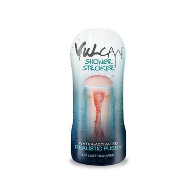 Picture of CYBERSKIN® H2O VULCAN SHOWER STROKER, REALISTIC PU