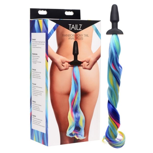 Picture of Tailz Rainbow Pony Tail Anal Plug