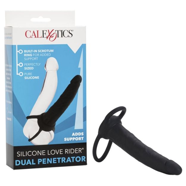 Picture of Silicone Love Rider Dual Penetrator - Black