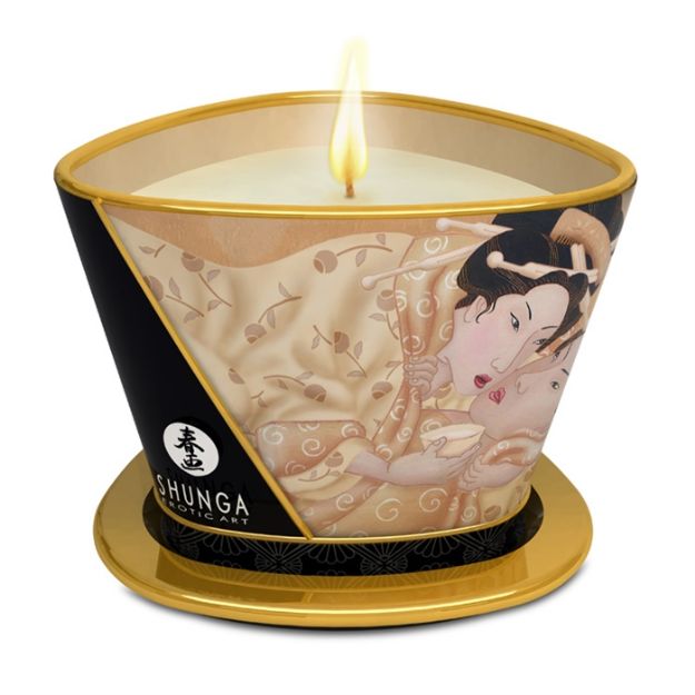 Picture of SHUNGA MASSAGE CANDLE VANILLA FETISH