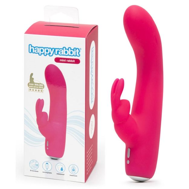 Picture of Happy Rabbit - Mini Rechargeable Vibrator Pink