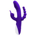 Picture of Lick Me Triple Stim Vibe - Silicone Purple