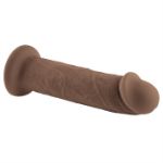 Picture of 7" Girthy Vibrating Dong (dark)