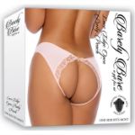 Picture of Lace Edge Open Panty Peach