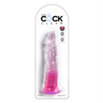 Picture of King Cock Clear 8" - Pink