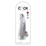 Picture of King Cock Clear 7.5" With Balls - Clear