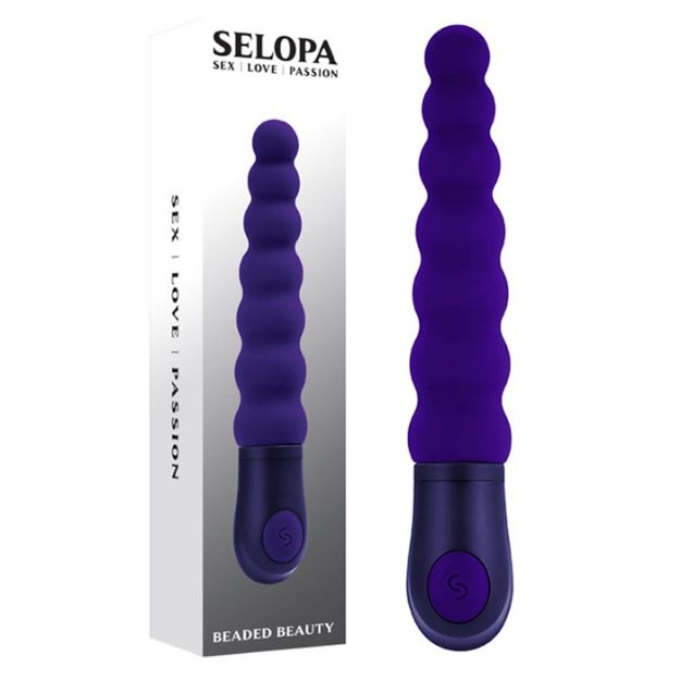 Picture of Beaded Beauty - Silicone Rechargeable - Purple