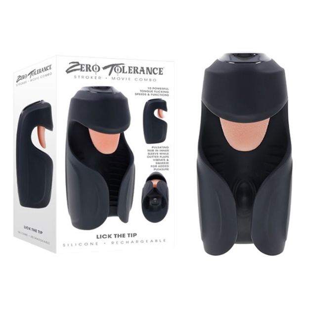 Picture of Lick The Tip - Silicone Rechargeable - Black