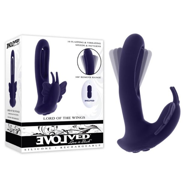 Picture of Lord Of The Wings - Silicone Rechargeable - Purple