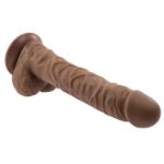 Picture of 10" Flexskin Poseable True Feel Dildo - Dark