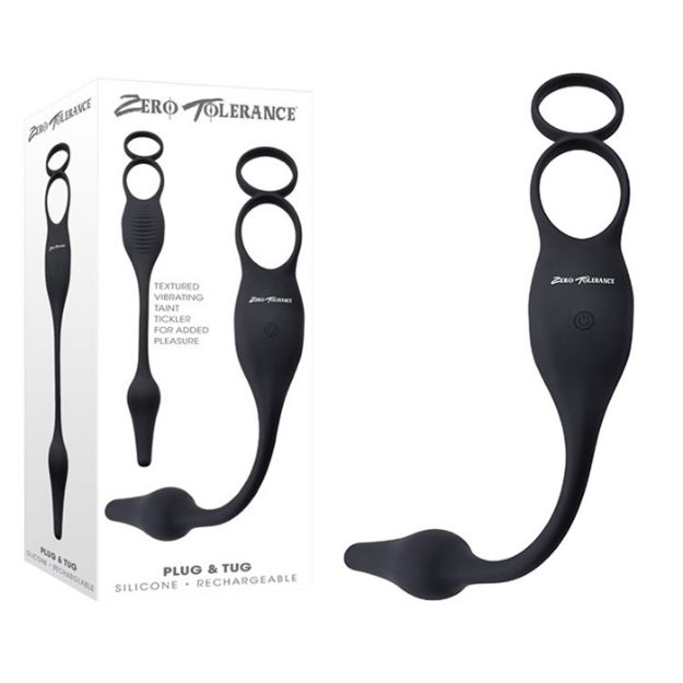 Picture of Plug & Tug - Silicone Rechargeable - Black